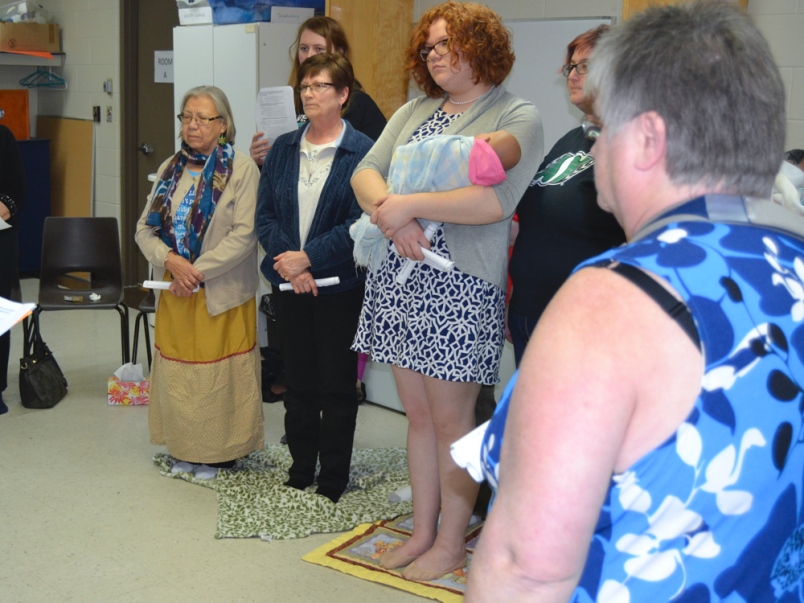 Fort Qu’Appelle students and teacher bring historical lesson to library
